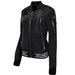 🆕 Rocawear Logo Bomber Jacket Black